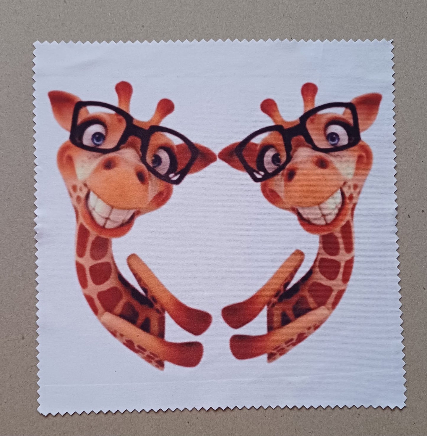 Lingette lunettes girafes