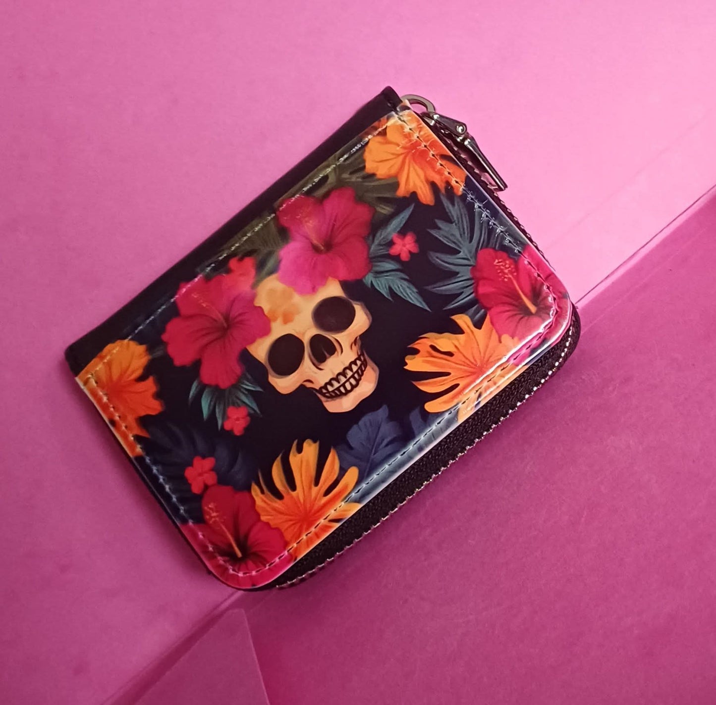 Porte monnaie tête de mort