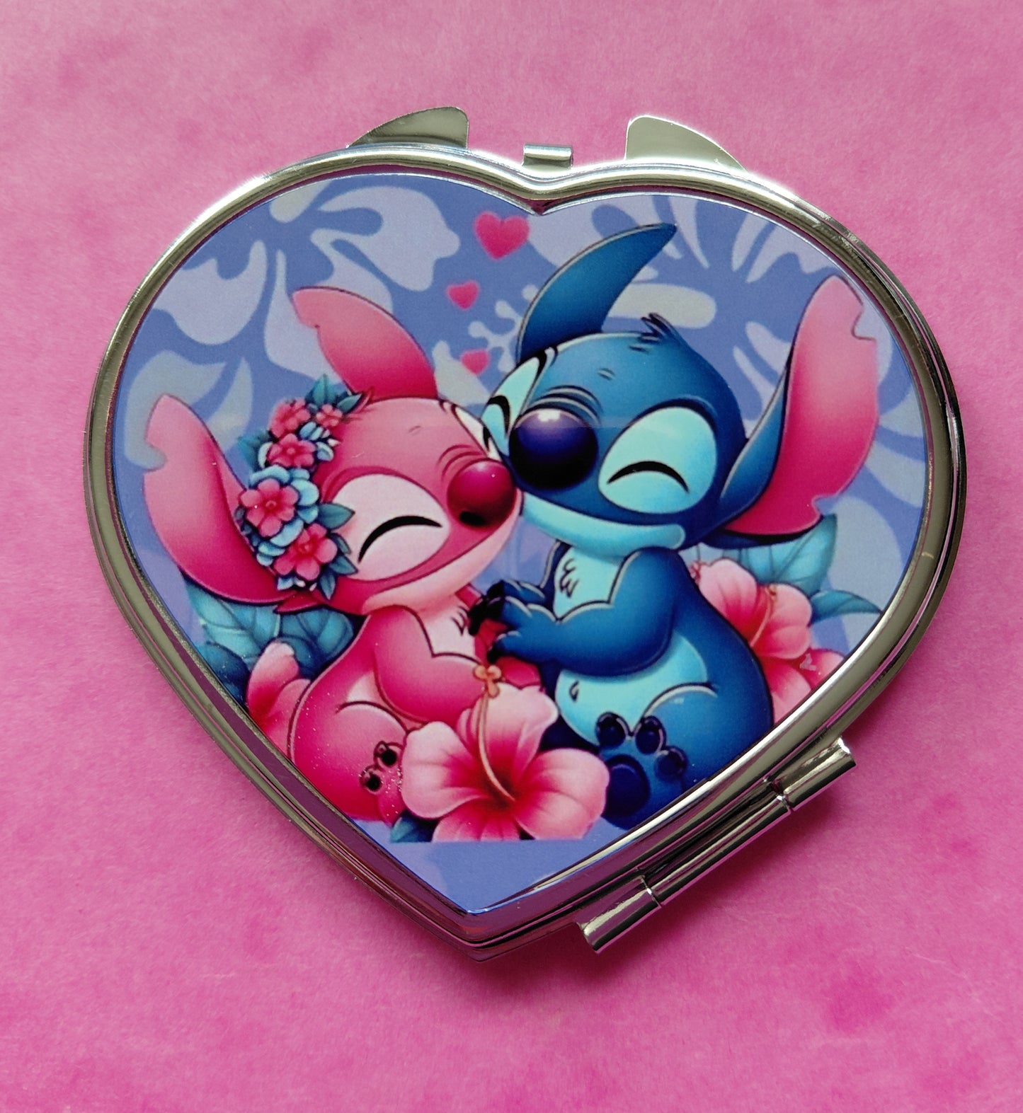 Miroir de poche Stitch et Angel