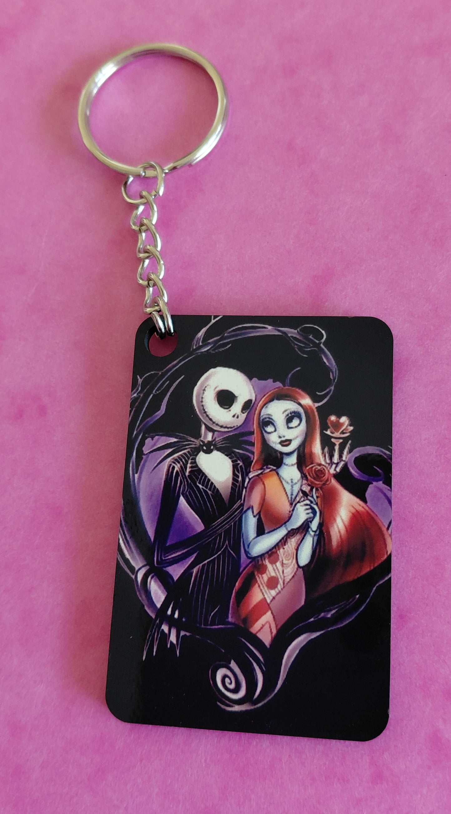 Porte clés Monsieur Jack et Sally