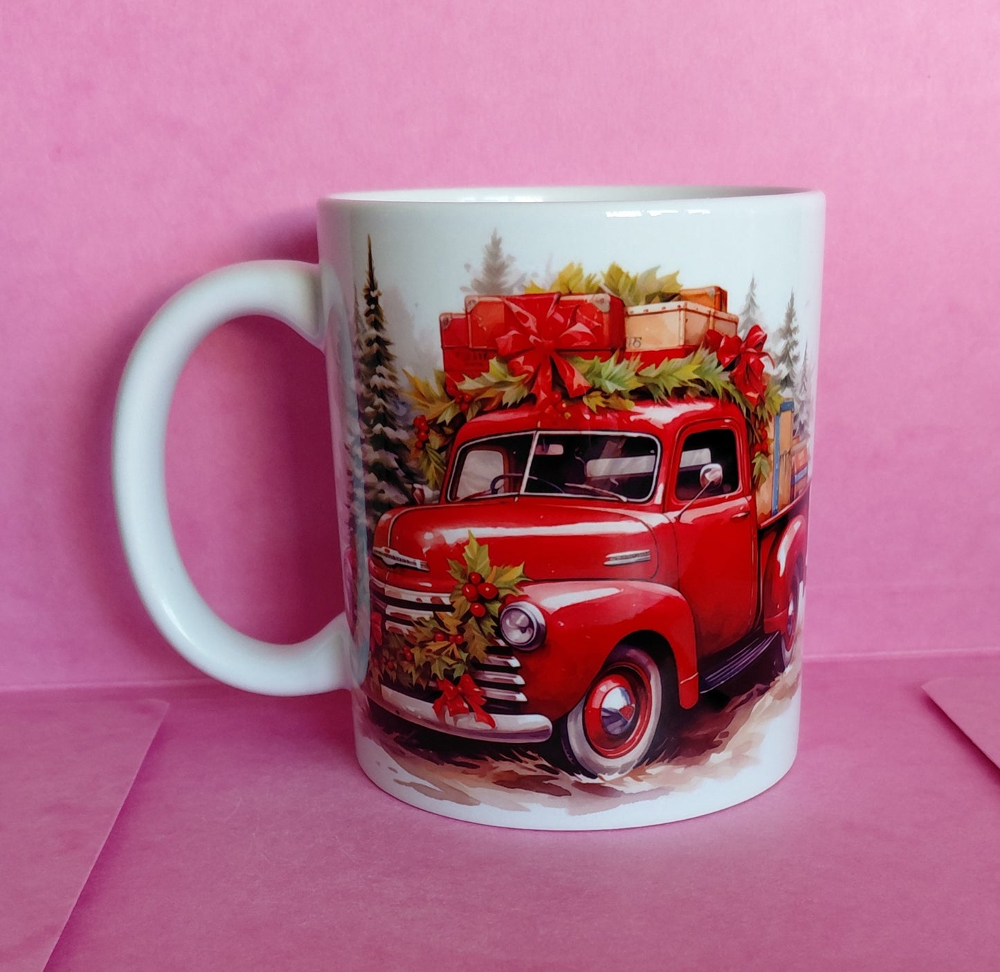 Mug voiture de Noël