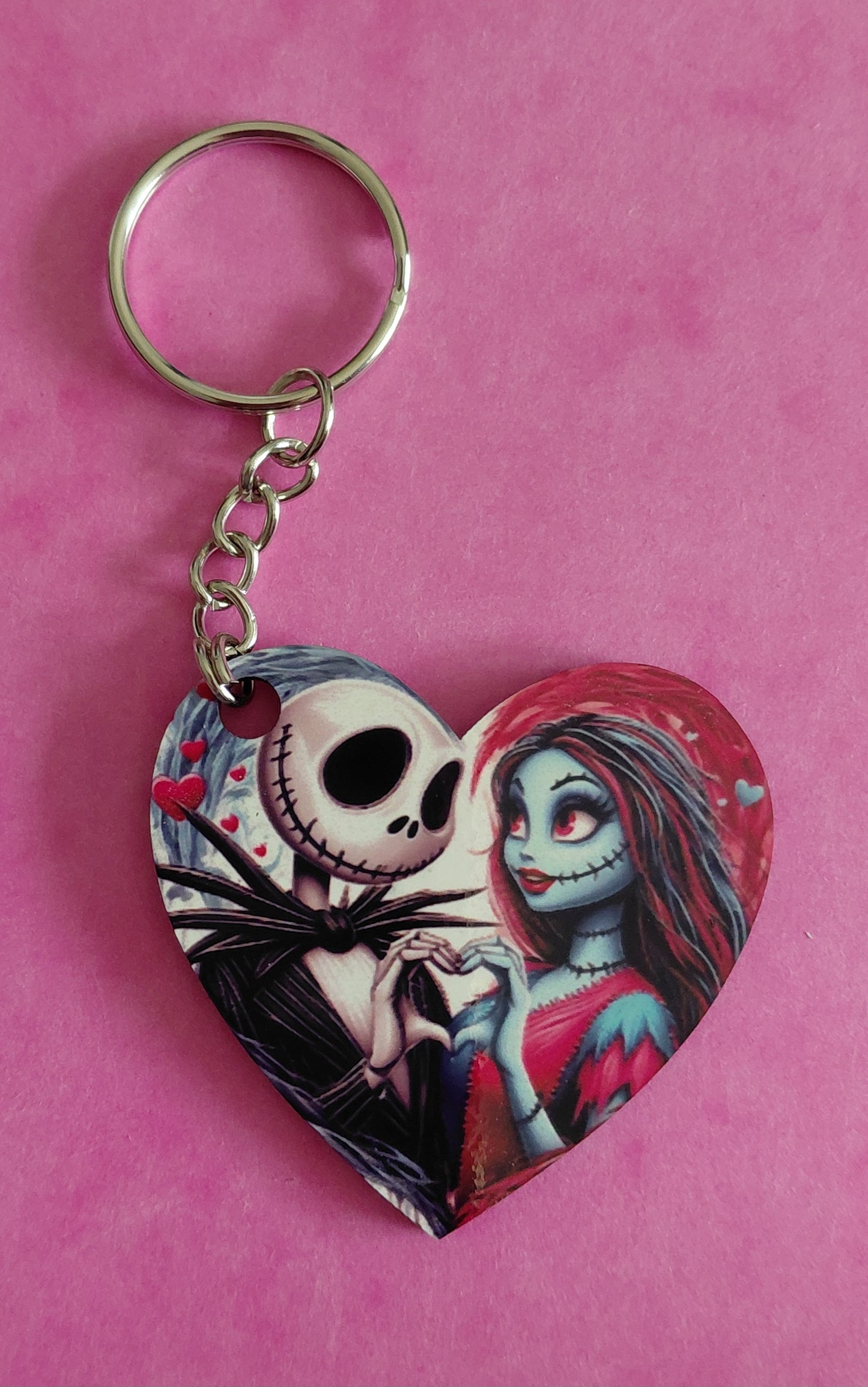 Porte clés Monsieur Jack et Sally