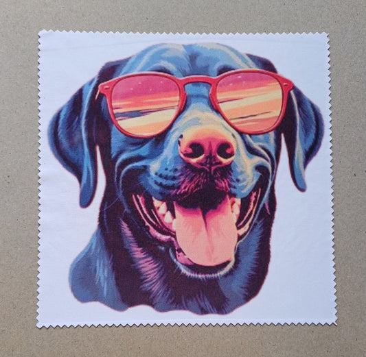 Lingette lunettes chien