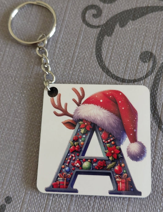 Porte clés lettre de Noël